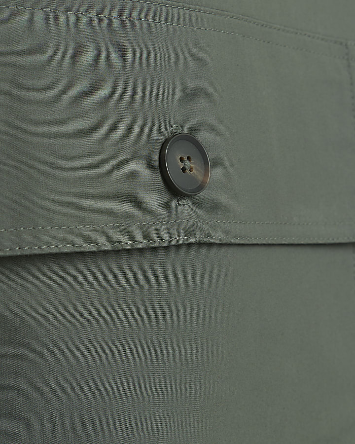 Green Regular Fit Smart Chore Jacket