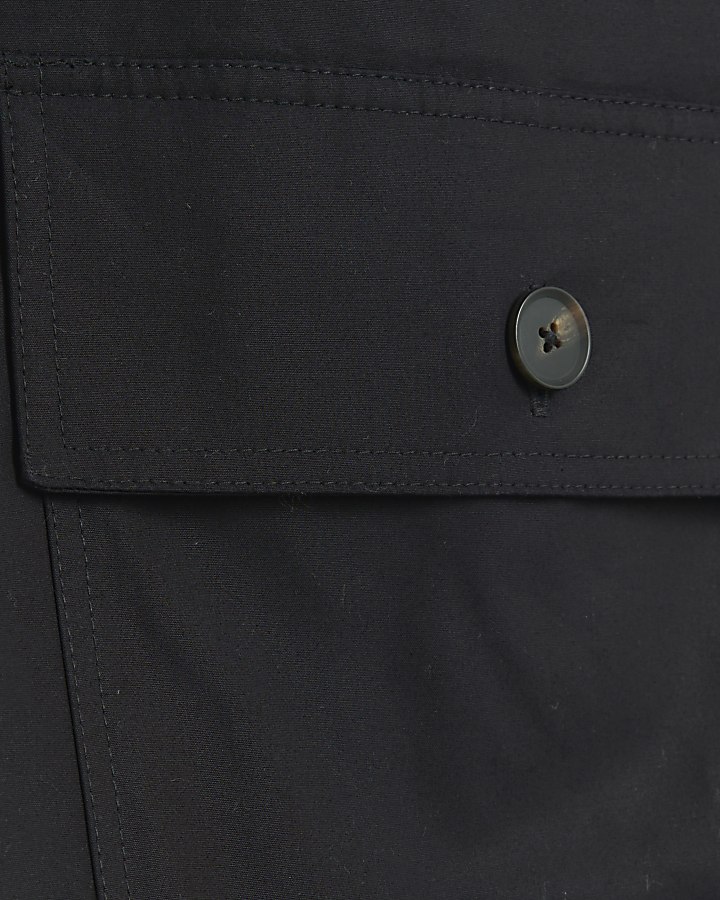 Navy Regular Fit Smart Chore Jacket