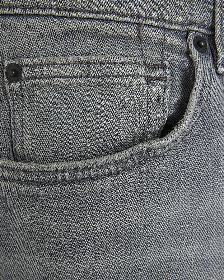 Grey slim fit jeans