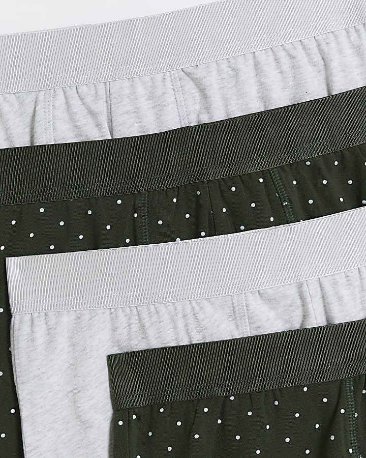 4PK khaki spot trunks