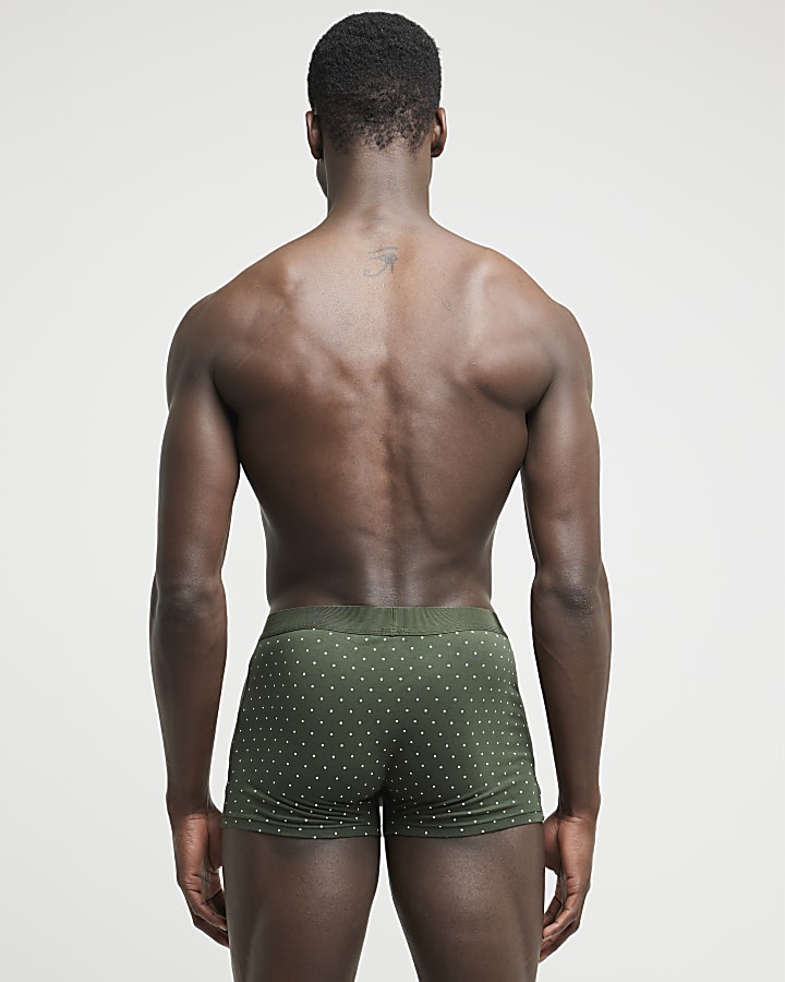 4PK khaki spot trunks