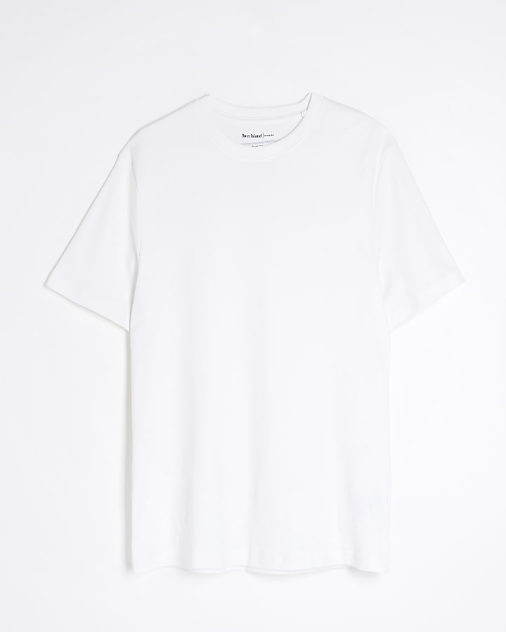 White RI Studio Slim Fit T-shirt