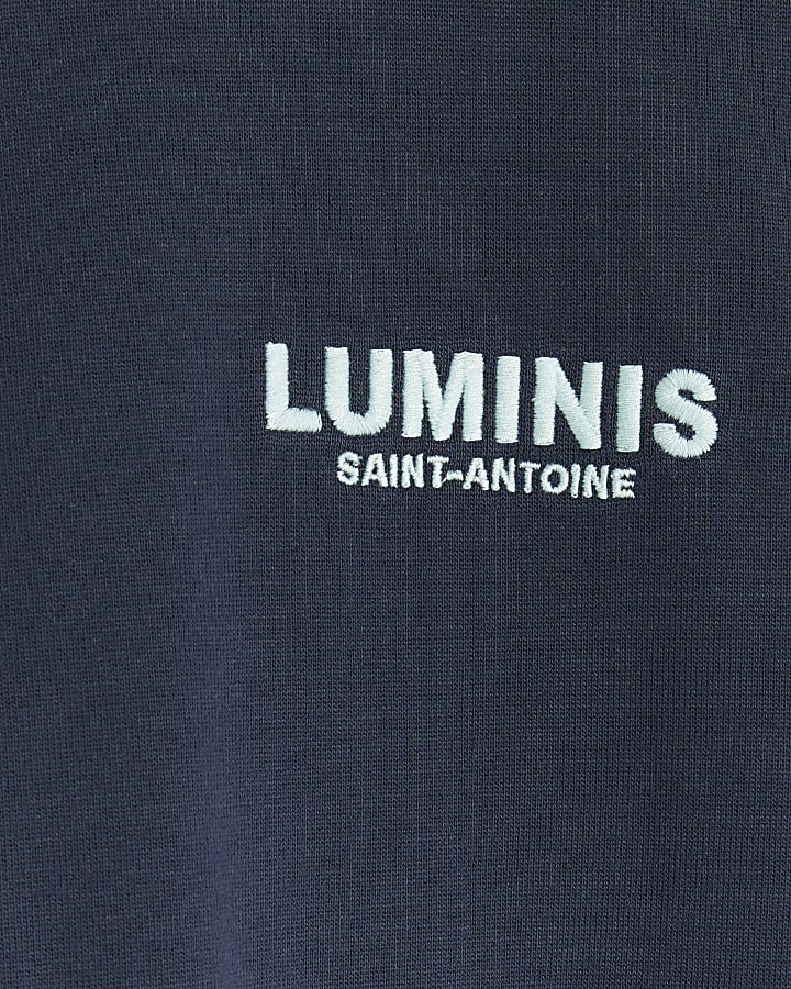 Navy regular fit luminis t-shirt