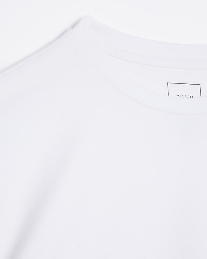 White muscle fit t-shirt 2 Pack