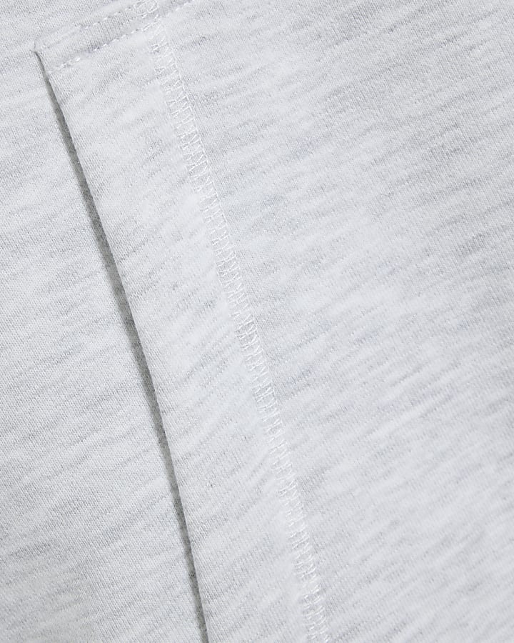 Grey Regular Fit Hoodie
