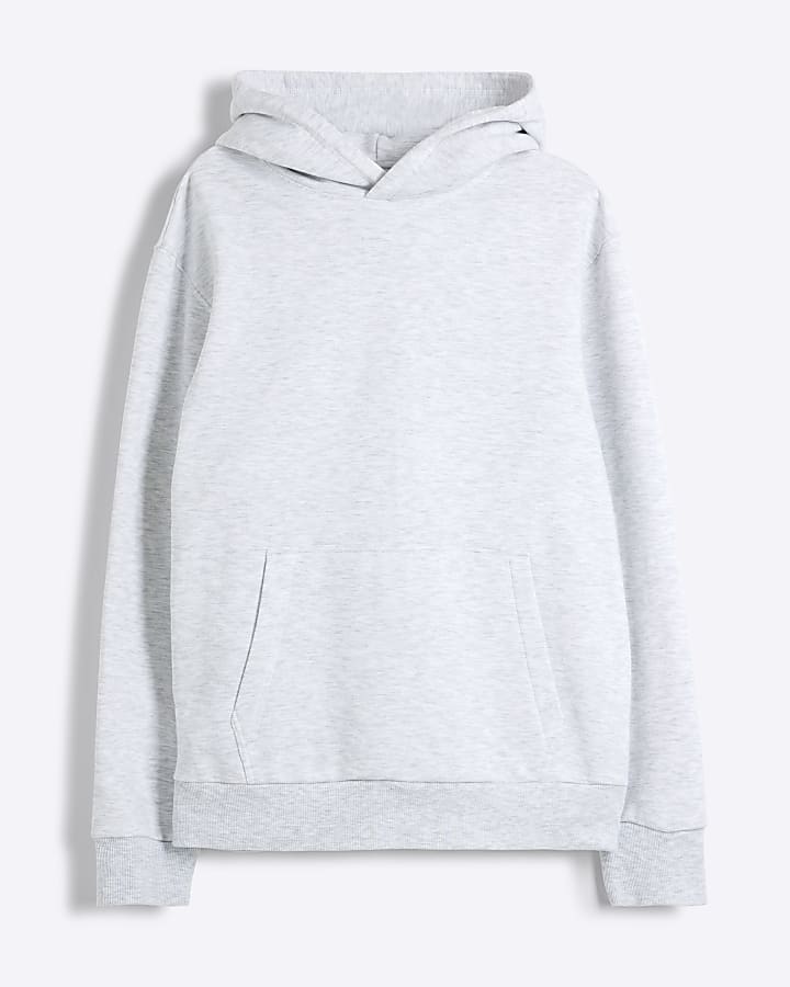 Grey Regular Fit Hoodie