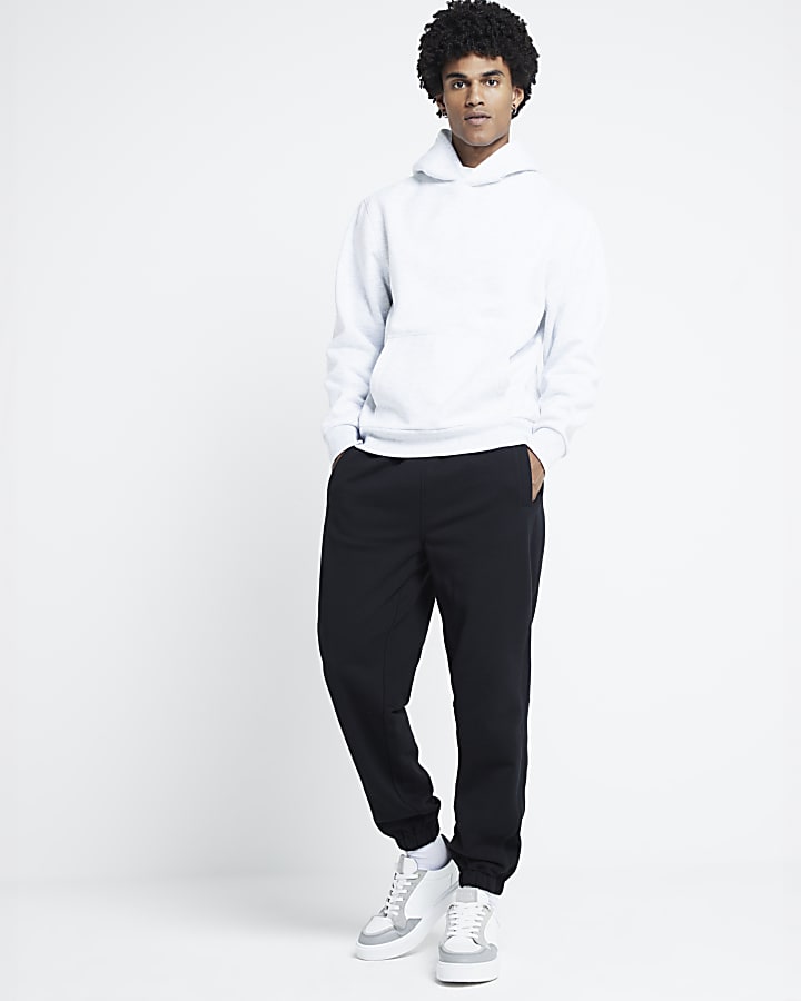 Grey Regular Fit Hoodie