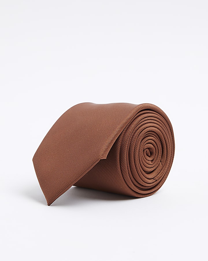 Rust twill tie