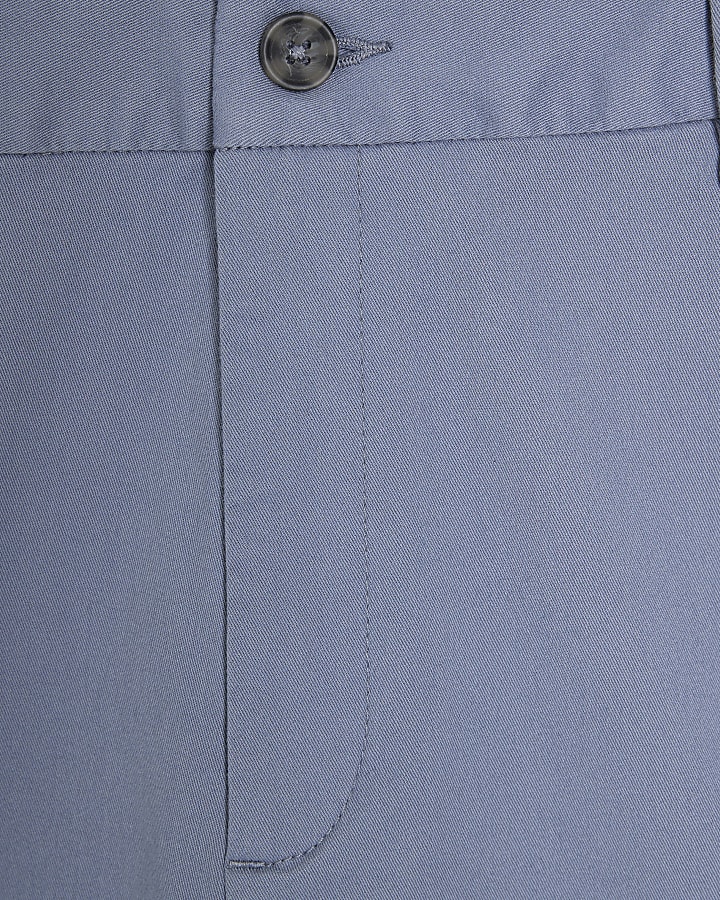 2 Pack Grey skinny fit chino shorts