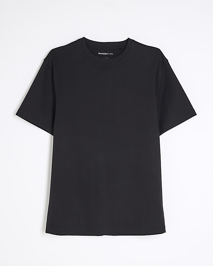 Black RI Studio Slim Fit Short Sleeve T-Shirt