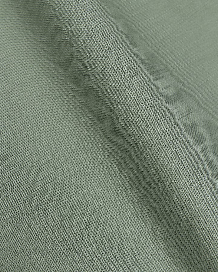Light Green regular fit pull on shorts