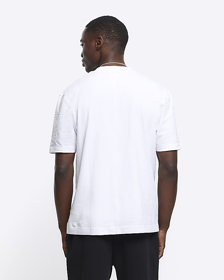 White RI Studio regular fit t-shirt