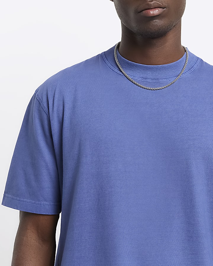 Washed blue RI studio regular fit t-shirt