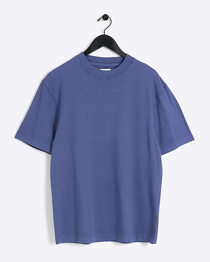 Washed blue RI studio regular fit t-shirt