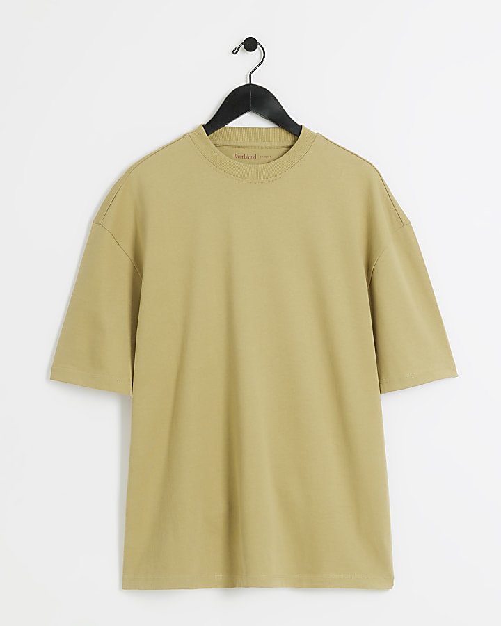 Yellow RI studio oversized fit t-shirt