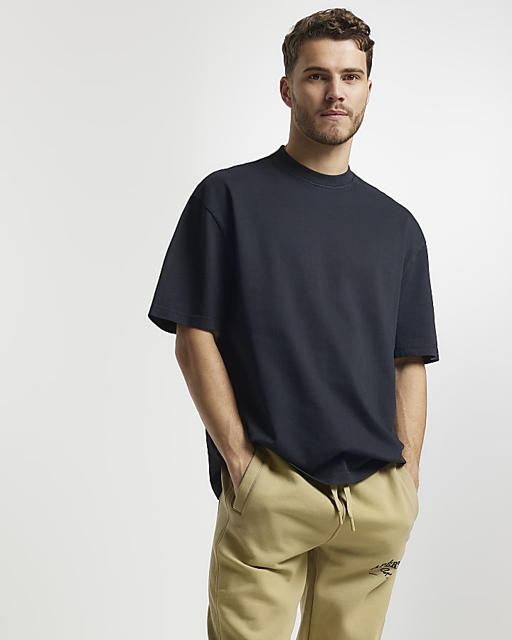 Washed black RI Studio oversized fit t-shirt