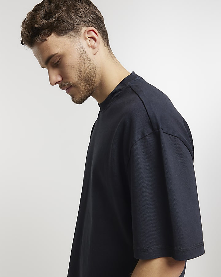 Washed black RI Studio oversized fit t-shirt