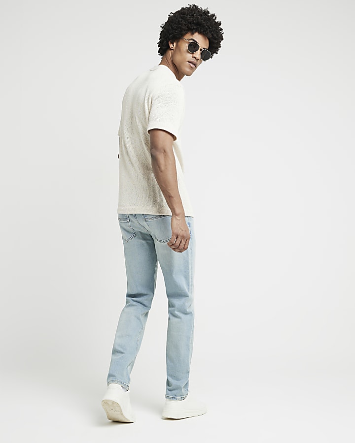 Light blue slim fit jeans