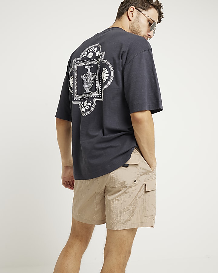 Stone Cargo Double Pocket Swim Shorts