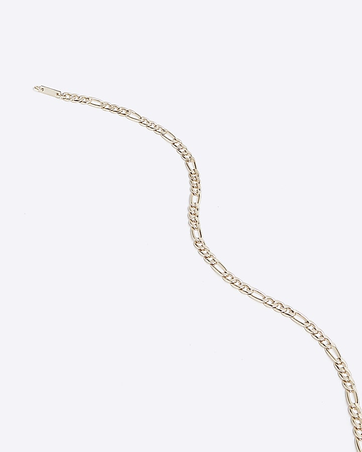 Gold plated chain necklace