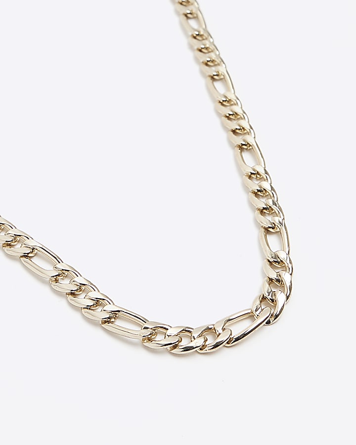 Gold plated chain necklace