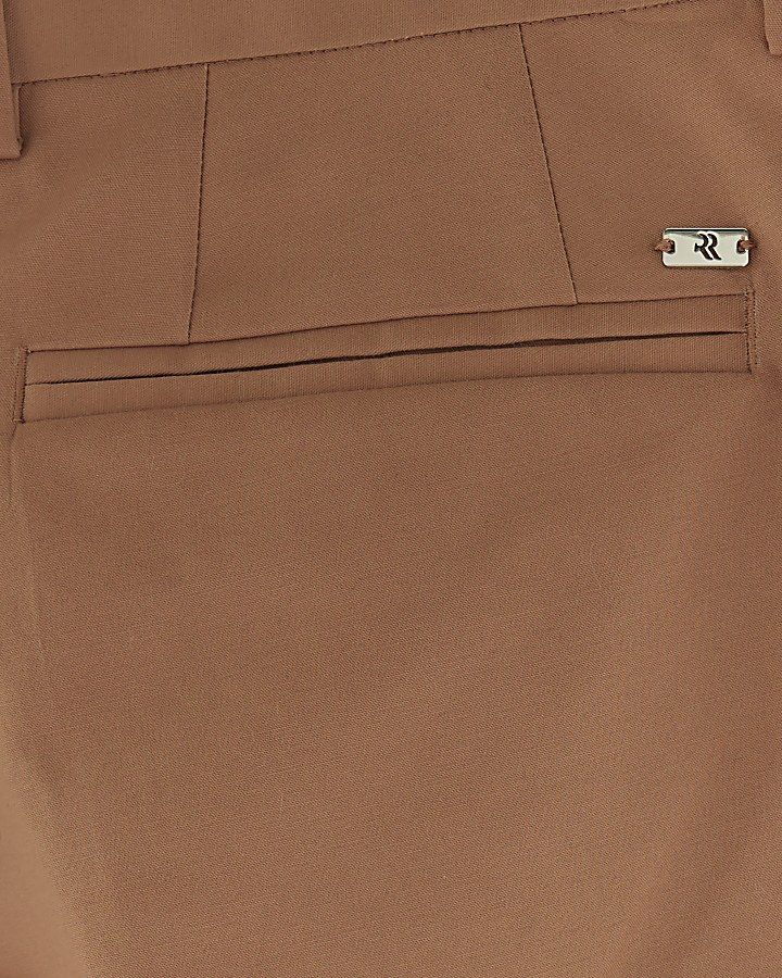 Pink slim fit core chino trousers