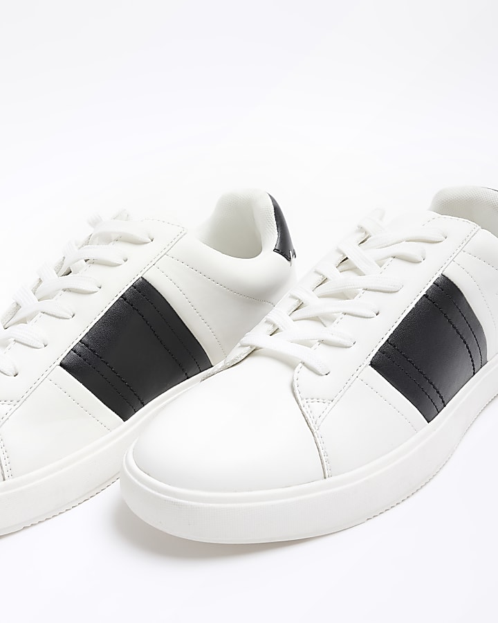 White Varsity Trainers