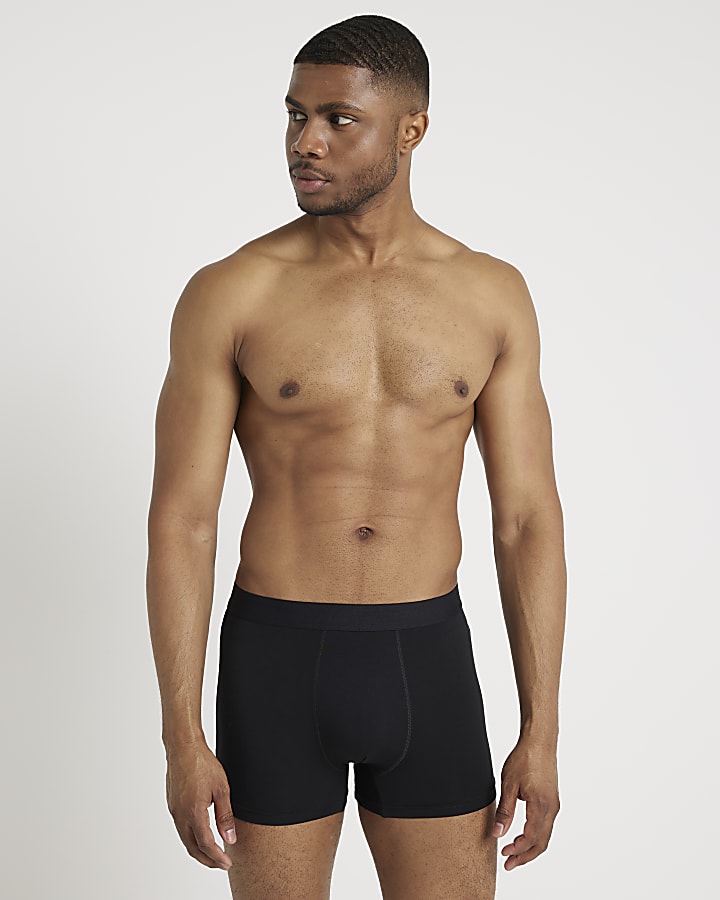 3PK black modal trunks