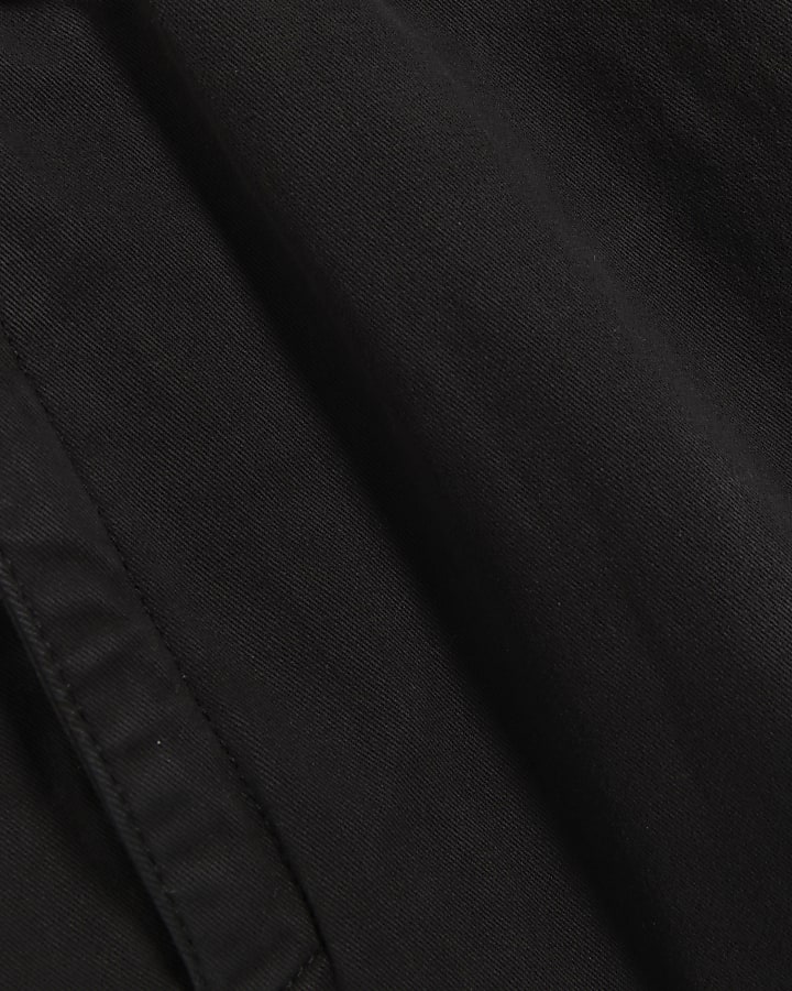 Black slim fit pull on joggers