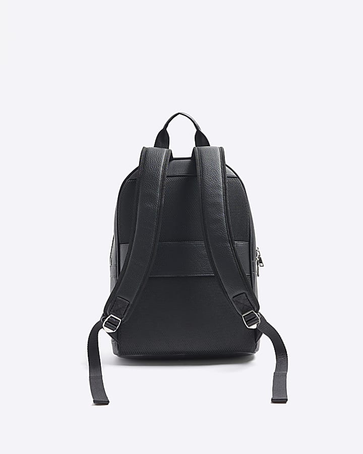 Black Pebbled Backpack