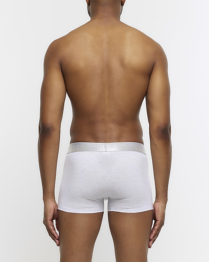 Grey 4 Pack Regular Fit RI Trunks