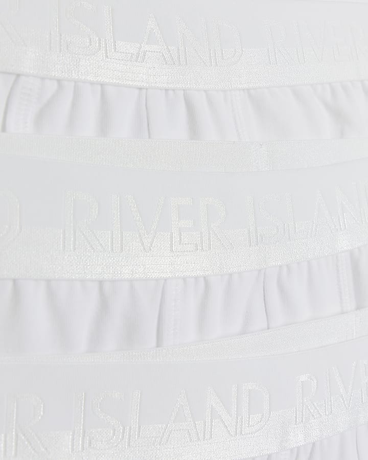 4PK white RI cotton stretch trunks