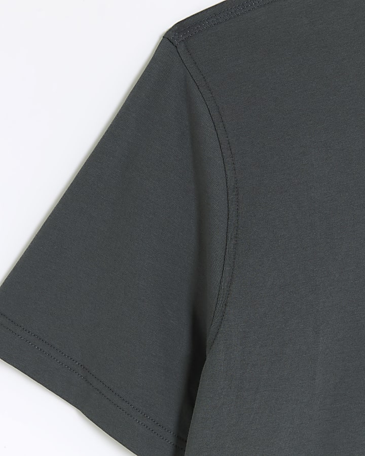 Grey slim fit t-shirt