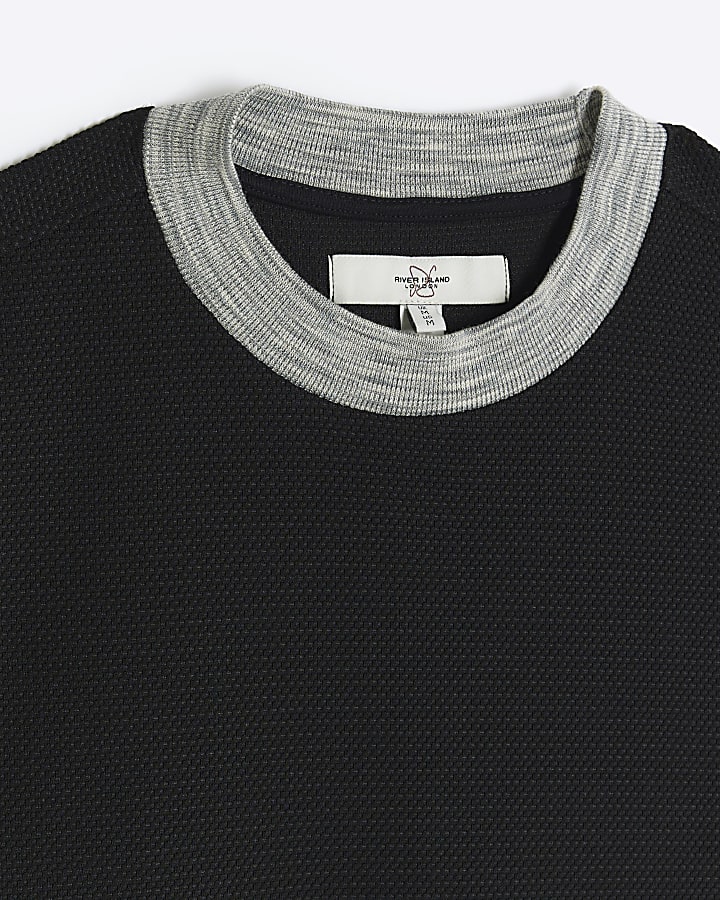 Black slim fit t-shirt