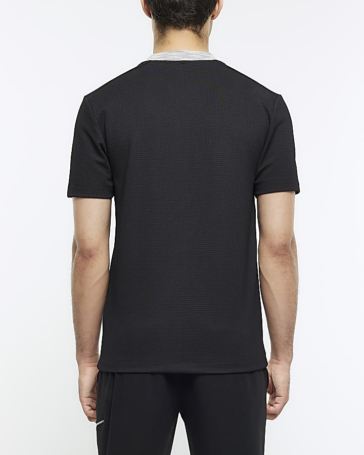 Black slim fit t-shirt