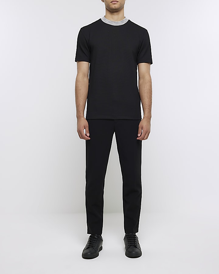 Black slim fit t-shirt