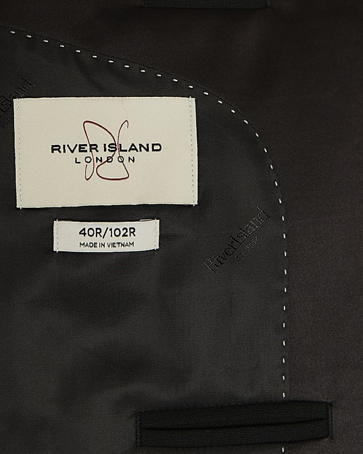 Black Stretch Slim Fit Tuxedo Suit Jacket