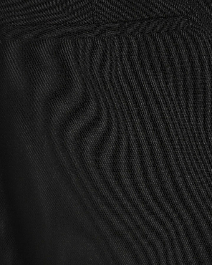 Black Stretch Slim Fit Suit Trousers