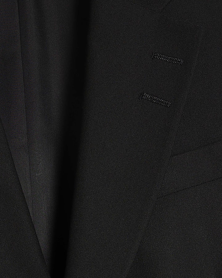 Black Stretch Slim Fit Suit Jacket