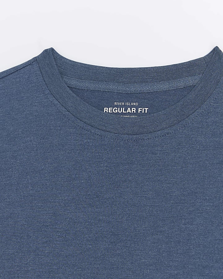 Blue regular fit t-shirt