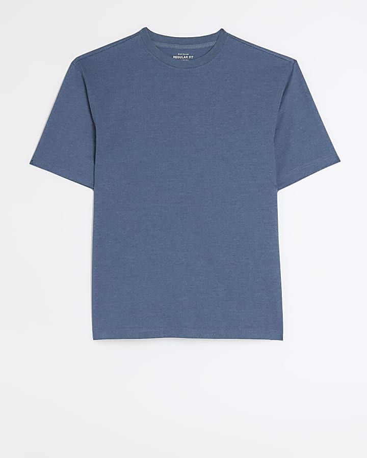 Blue regular fit t-shirt