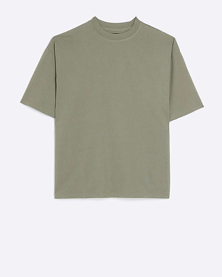 Khaki RI Studio oversized fit t-shirt