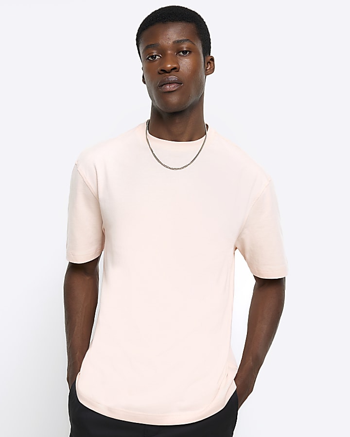 Pink regular fit t-shirt