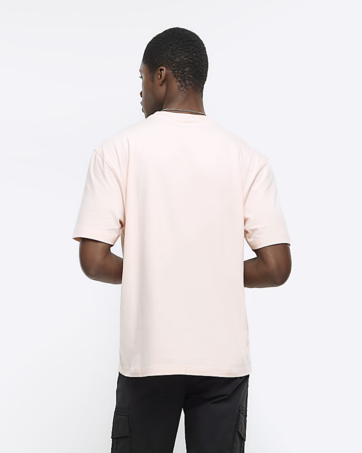 Pink regular fit t-shirt