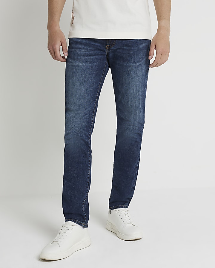 Dark blue skinny fit jeans