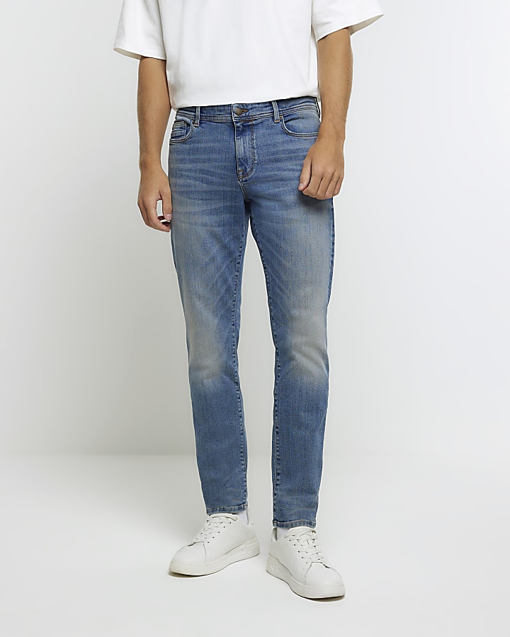 Blue skinny fit jeans