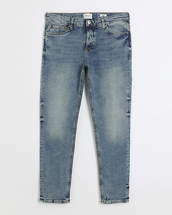 Blue slim fit jeans