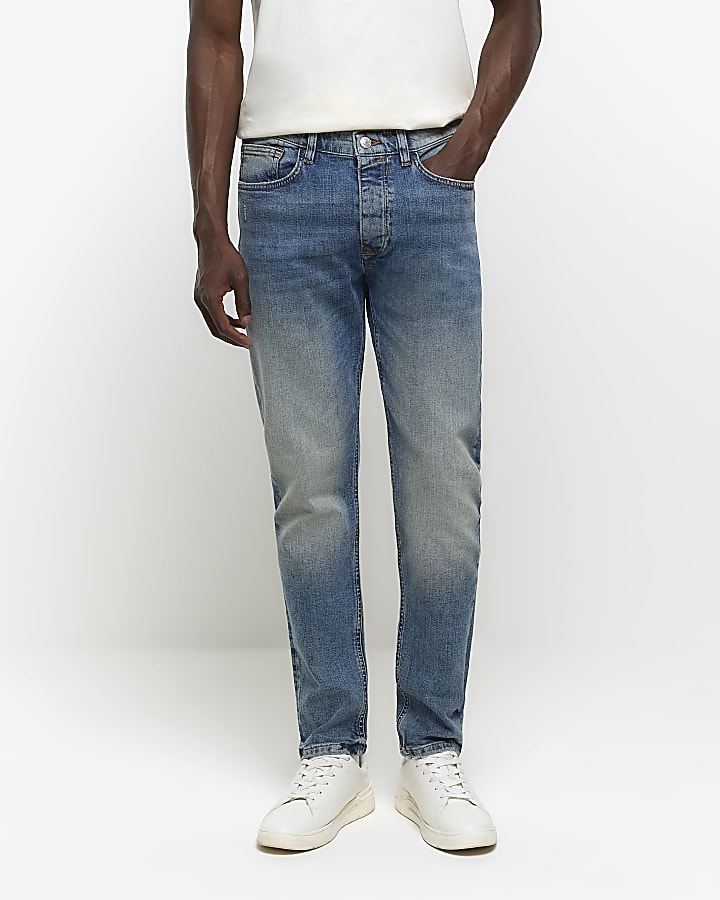 Blue slim fit jeans