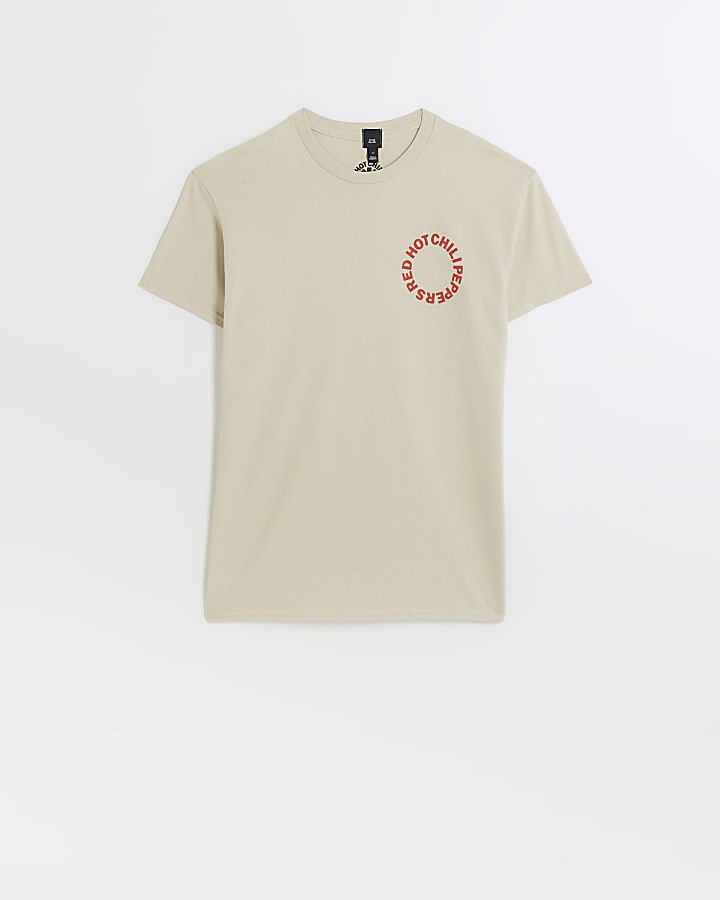 Beige Regular Red Hot Chilli Peppers T-shirt