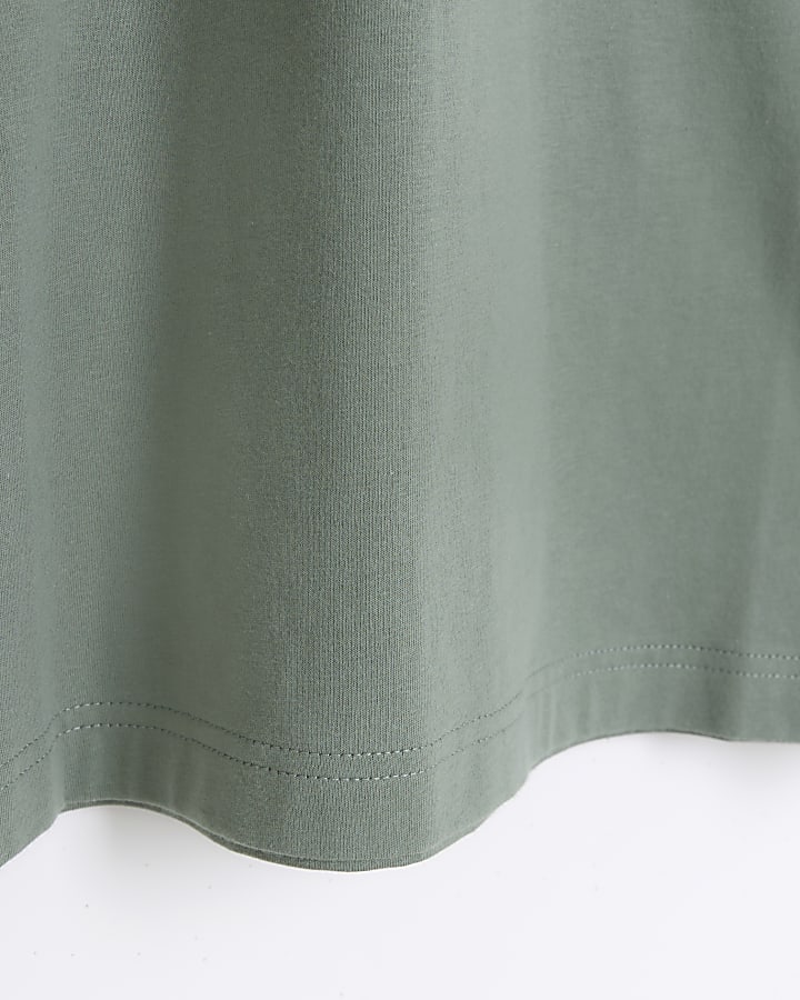 Sage green slim fit t-shirt